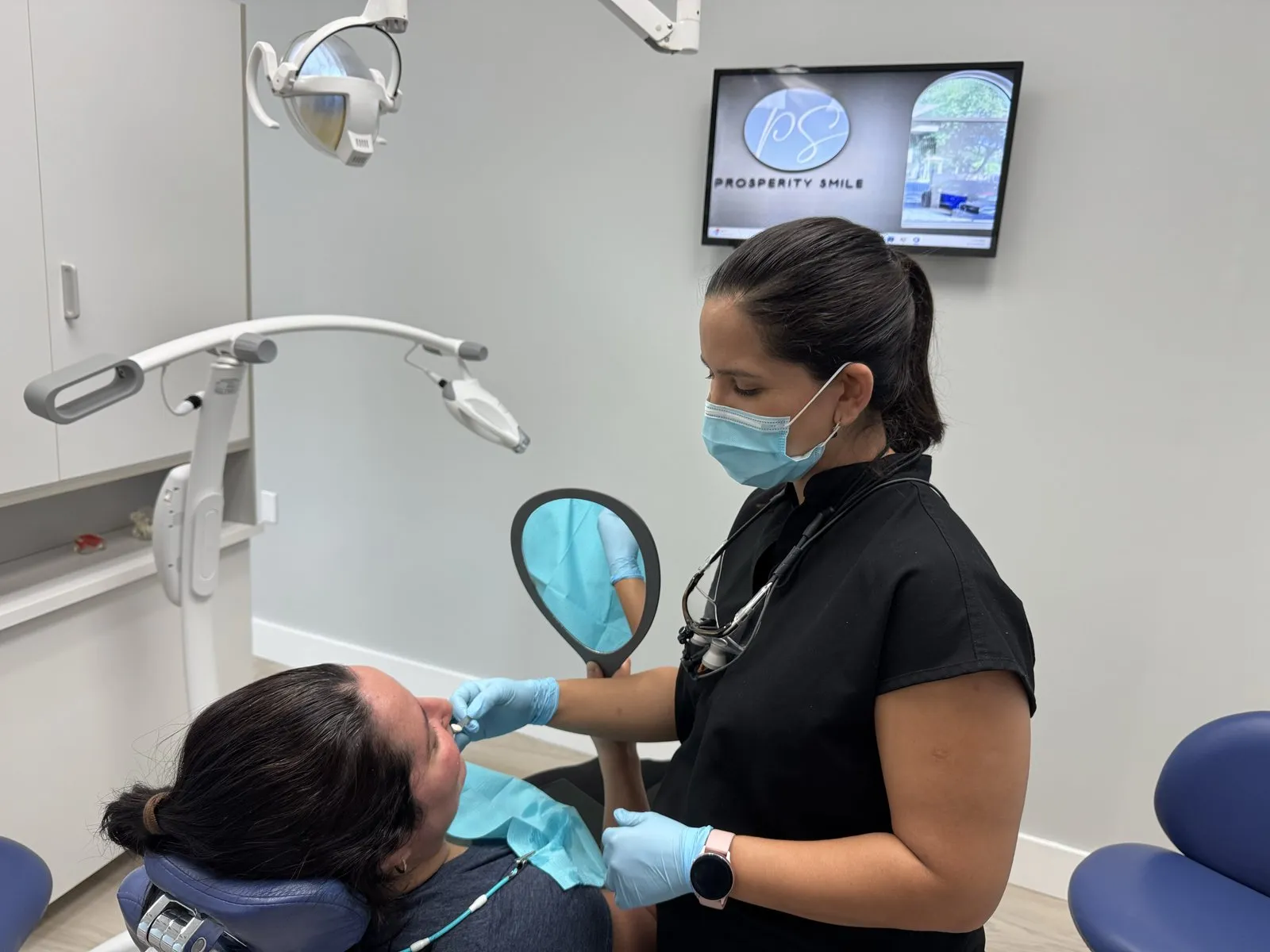Dental evaluation at Prosperity Smile